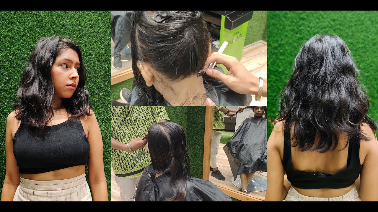 Medium Length To Long Bob Haircut With Nape Clean | Pineapple Salon | Haircut 2024