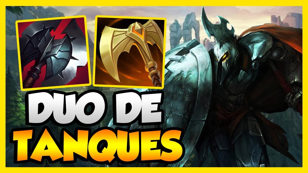 DUO TANQUE INTENTAN DENTENER AL CAMPEON SEGUNDO MAS RATA | LEAGUE OF LEGENDS.