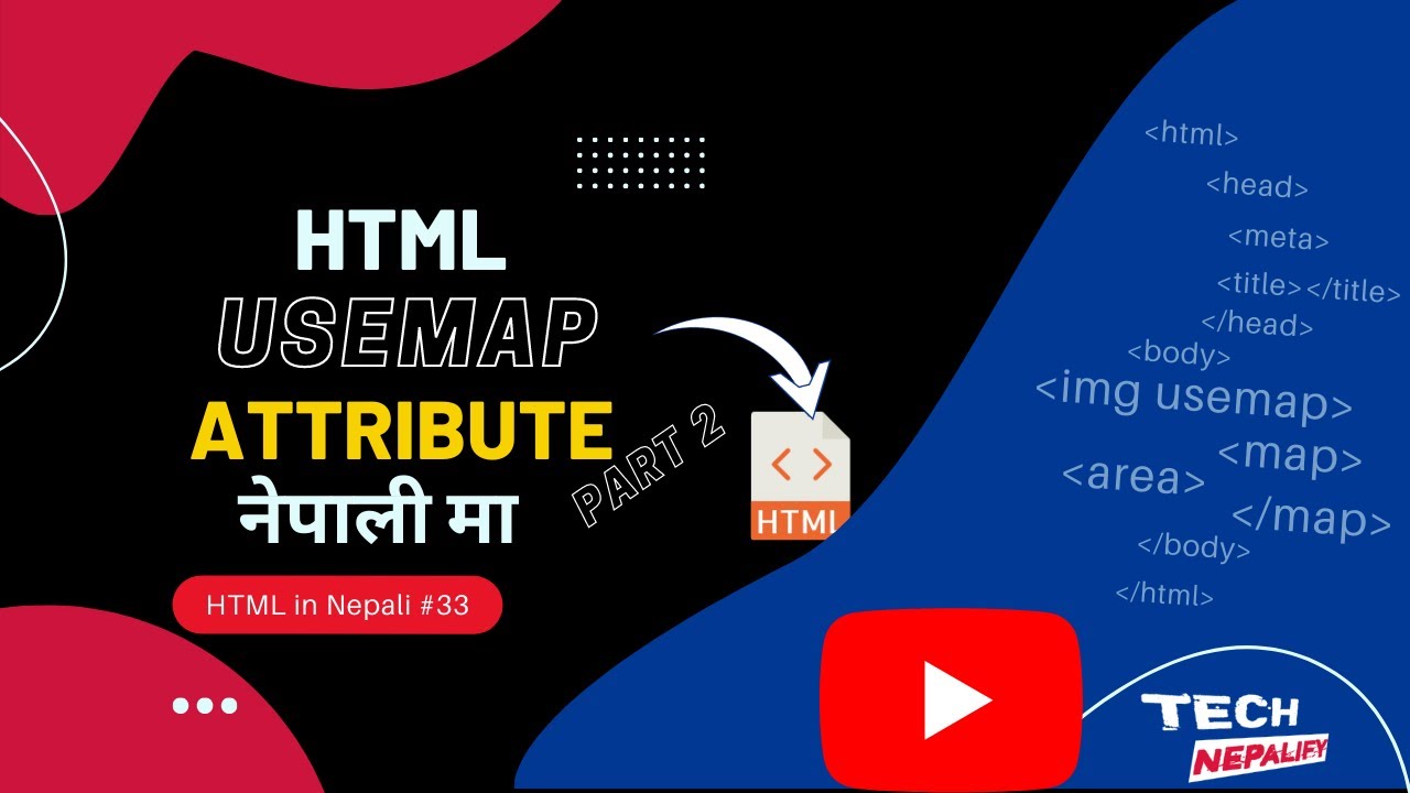 HTML usemap attribute part 2 // Learn HTML in Nepali // USEMAP Attribute part 2 in Nepali #33