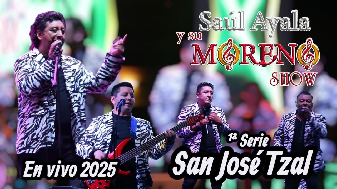 SAUL AYALA Y SU MORENO SHOW🎷E N VIVO 2025 SAN JOSE TZAL YUC. 1ª SERIE