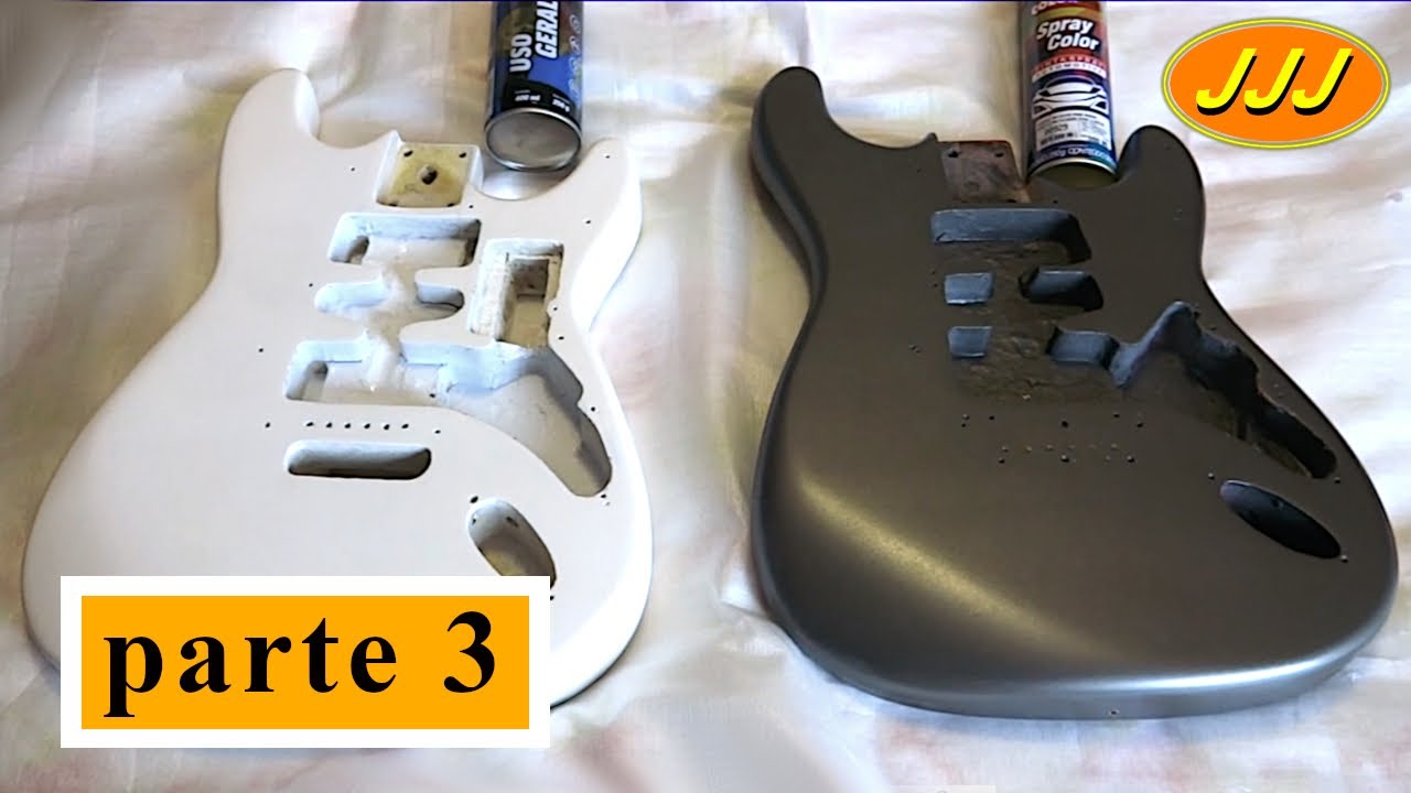 O (meu) Guia Definitivo de Pintura de Guitarra com Tinta Spray - parte 3 (Tinta)