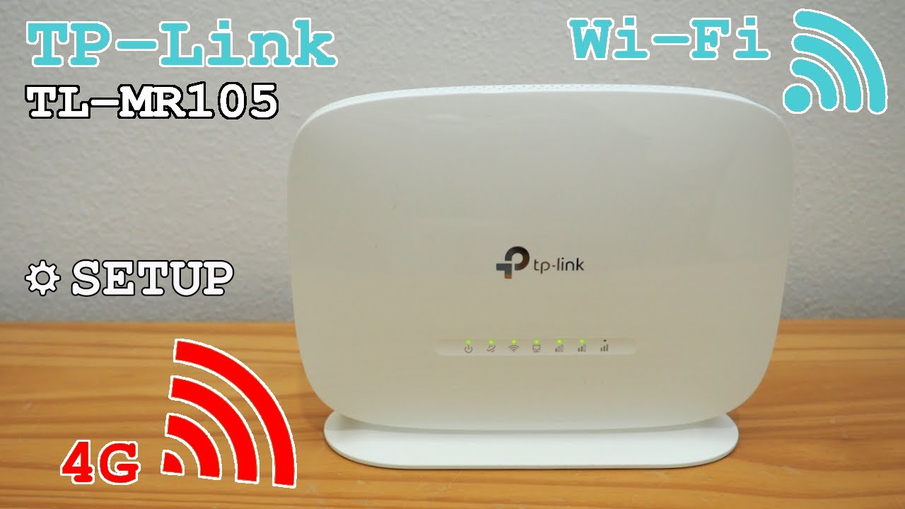 TP-Link TL-MR105 4G Router Wi-Fi • Unboxing, installation, configuration and test