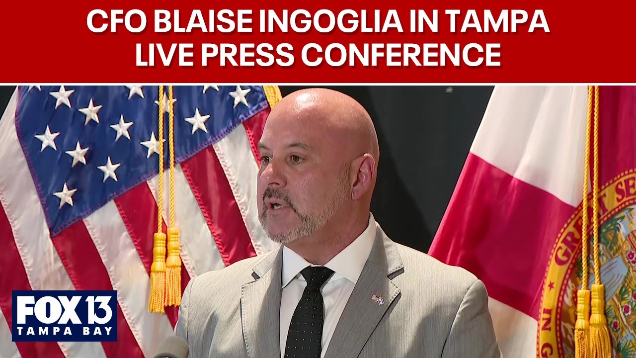 CFO Blaise Ingoglia press conference in Tampa