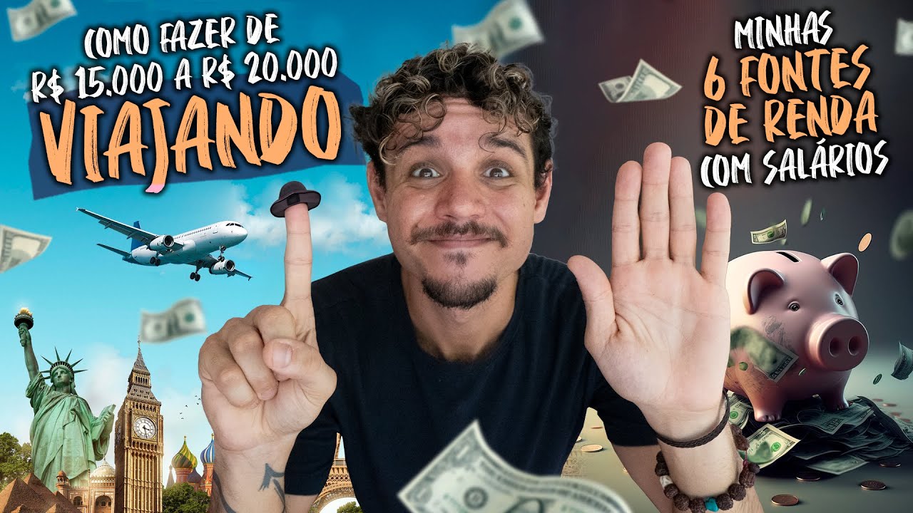 Minhas 6 fontes de renda & Quanto ganho de dinheiro trabalhando na internet