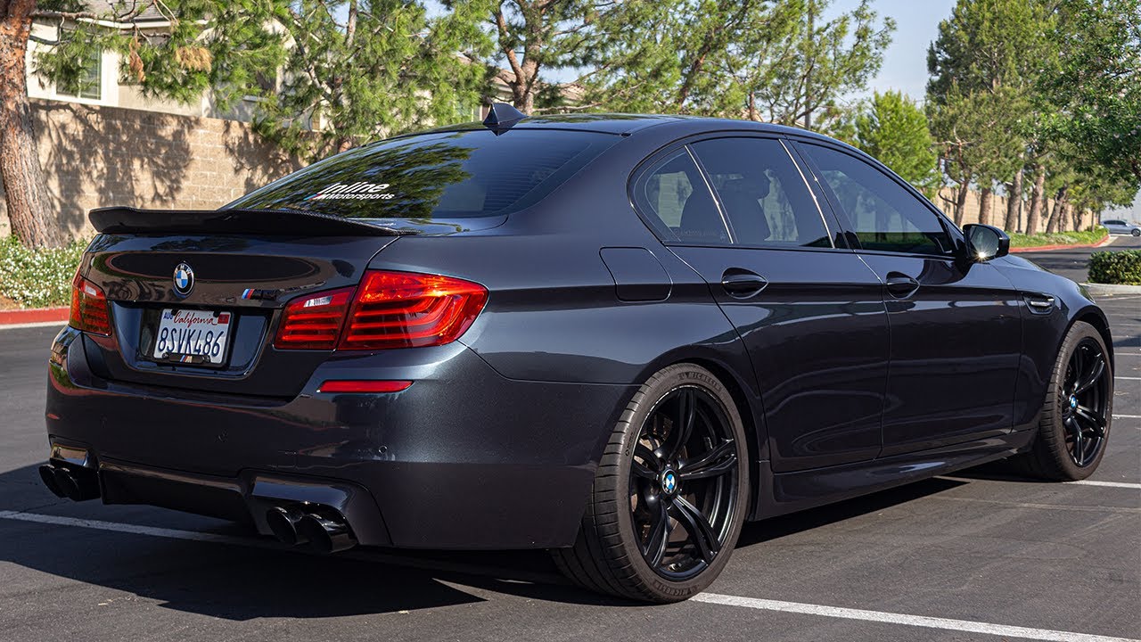 INSTALLING A CARBON FIBER PSM SPOILER ON MY F10 M5!!! (SO AGGRESSIVE!!)