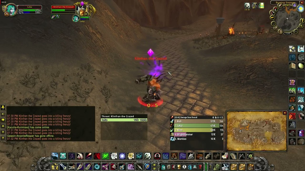 World of Warcraft Classic - Whitemane - Leka vs Franklin the Friendly