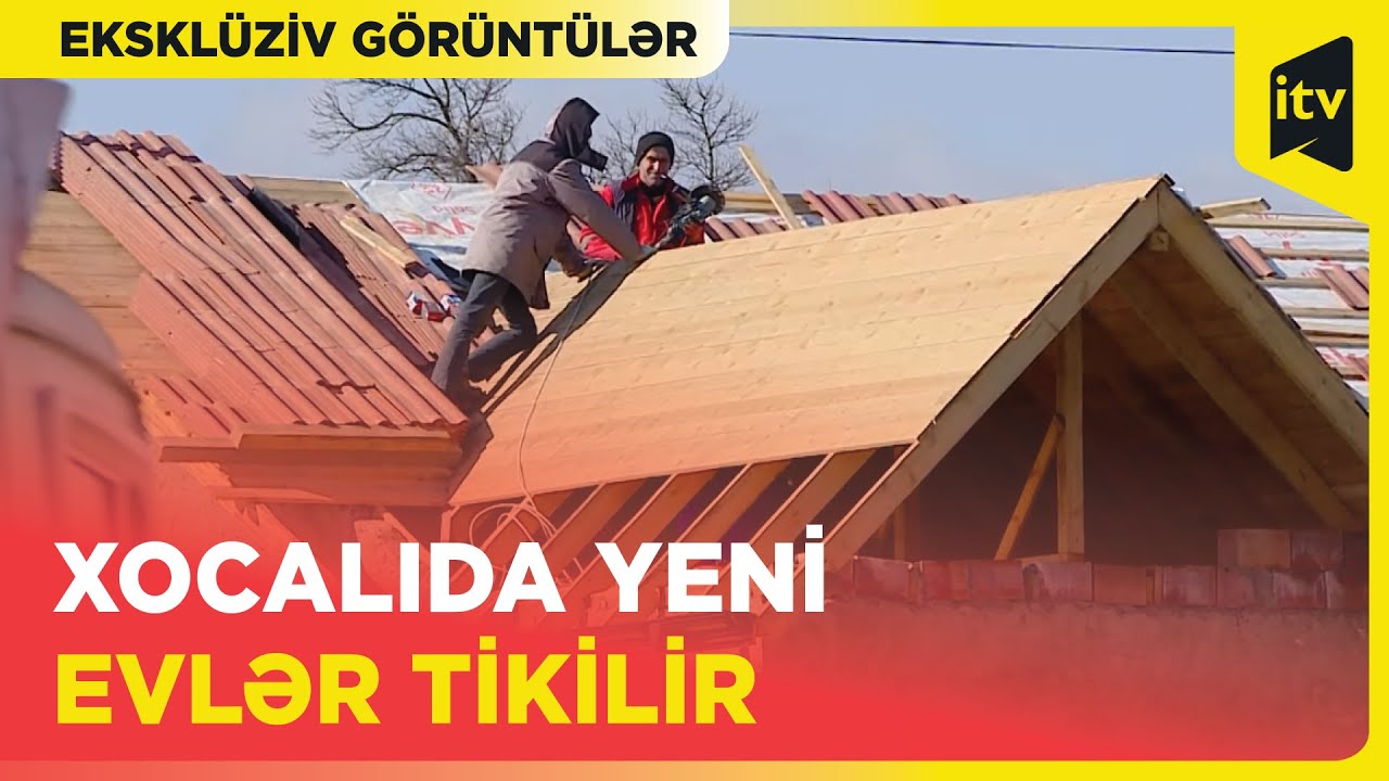 İllərlə səmasında ruhlar dolanan səssiz Xocalıda indi tikinti səsləri gəlir