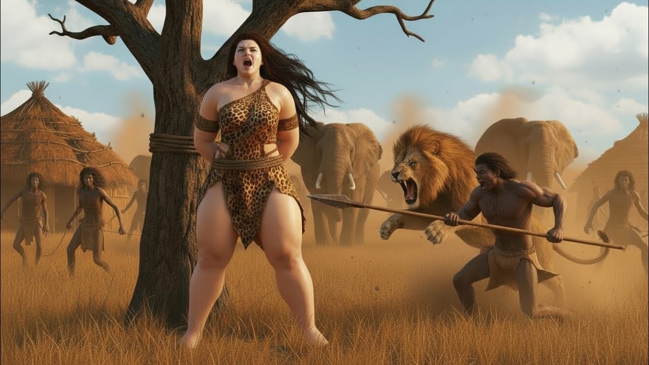 Hace un millón de años… una mujer llamó al león — y regresó contra todo pronóstico