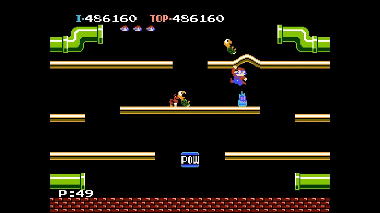 HD 1080p Mario Bros. 50 stages and 500,000 pts - Family Computer NES Longplay