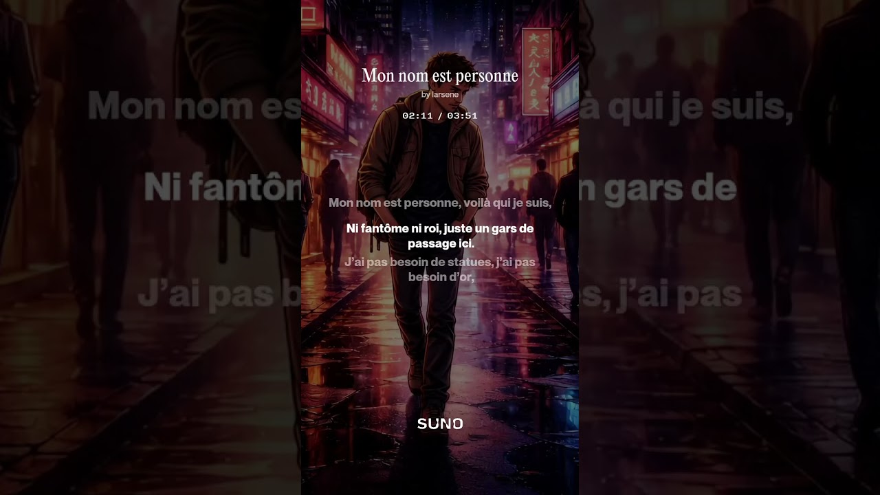 Mon nom est personne – Punk rock brut
