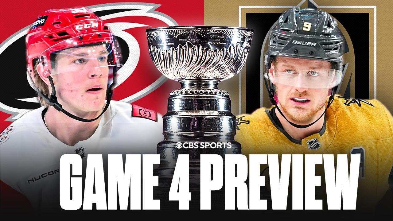 Hurricanes vs. Golden Knights Game 4 Preview 🏆 | NHL Stanley Cup Final Predictions & Pick to Win