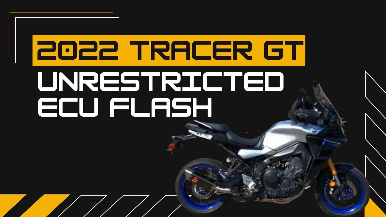 Yamaha MT09 Tracer GT 2022 года выпуска получает прошивку блока управления Moore Mafia и настройк...