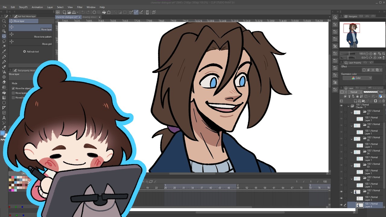 ML Office AU Video Game Art Stream