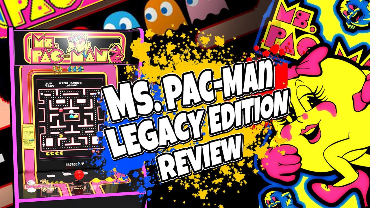 Arcade1Up Legacy Edition Ms. Pac-Man Arcade Cabinet Review!
