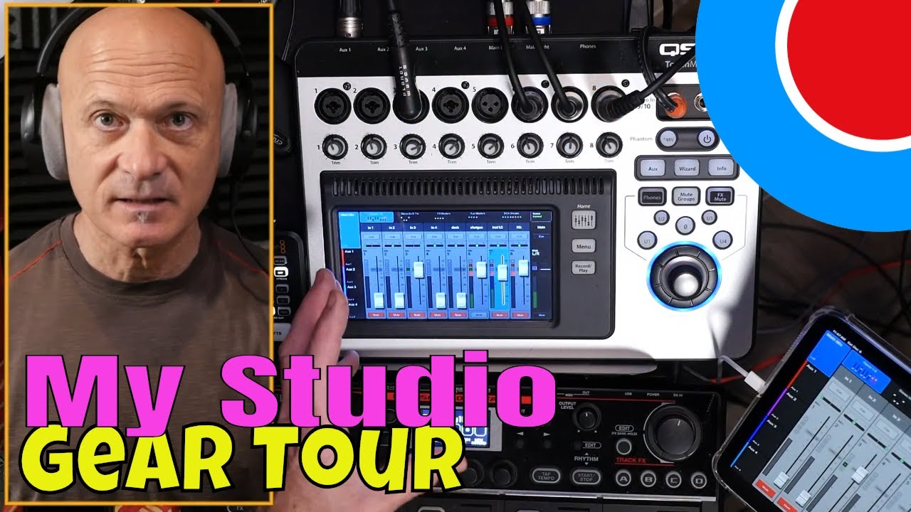 Моё студийное оборудование — аудио и видео, а также лупер