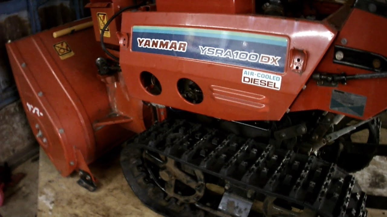 Снегоуборочная машина YANMAR YSRA100DX быстрое обслуживание. ч1. Snow blower Yanmar YSRA100DX.