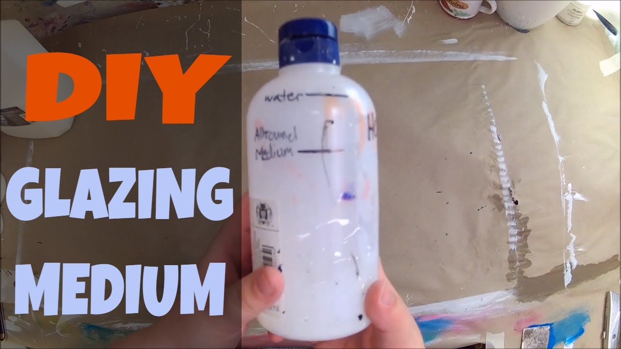 DIY acrylic glazing medium