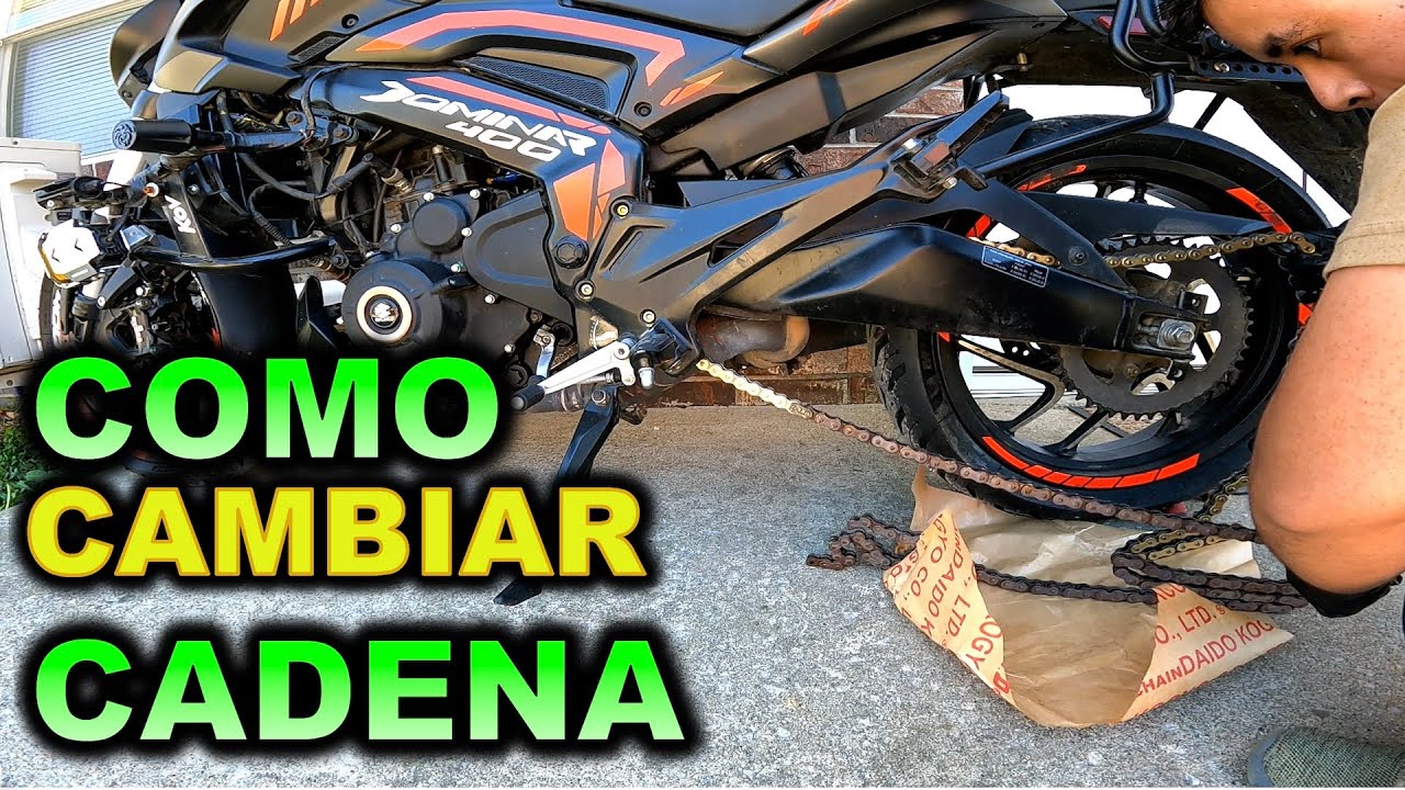 COMO CAMBIAR UNA CADENA DE MOTO?, HAZLO ASI DE FACIL BLITZ RIDER