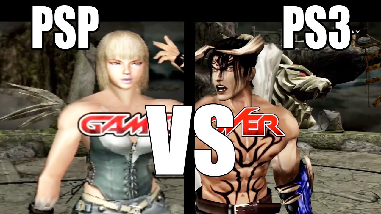 Tekken 5 DR PSP vs PS3   All Stage and OST Comparison