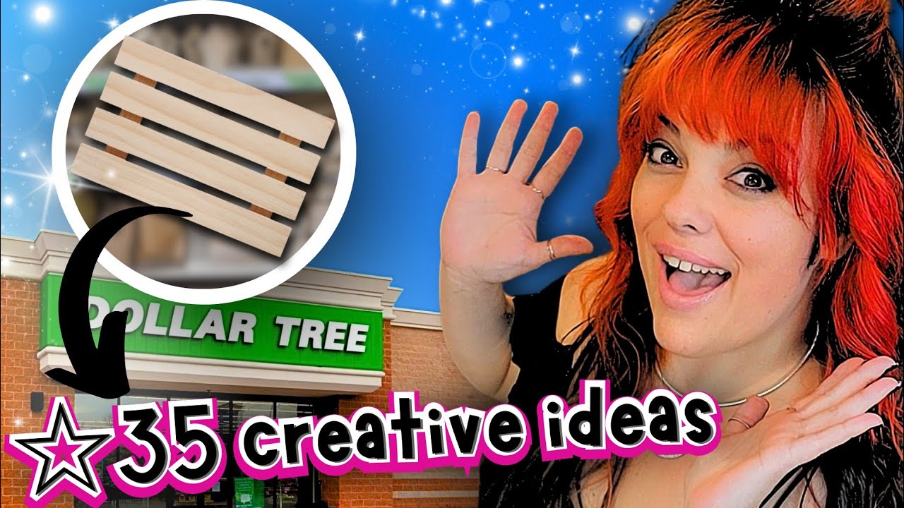 I used Dollar Tree Pallets for AMAZING DIY Decor projects ( EASY CRAFTY IDEAS )