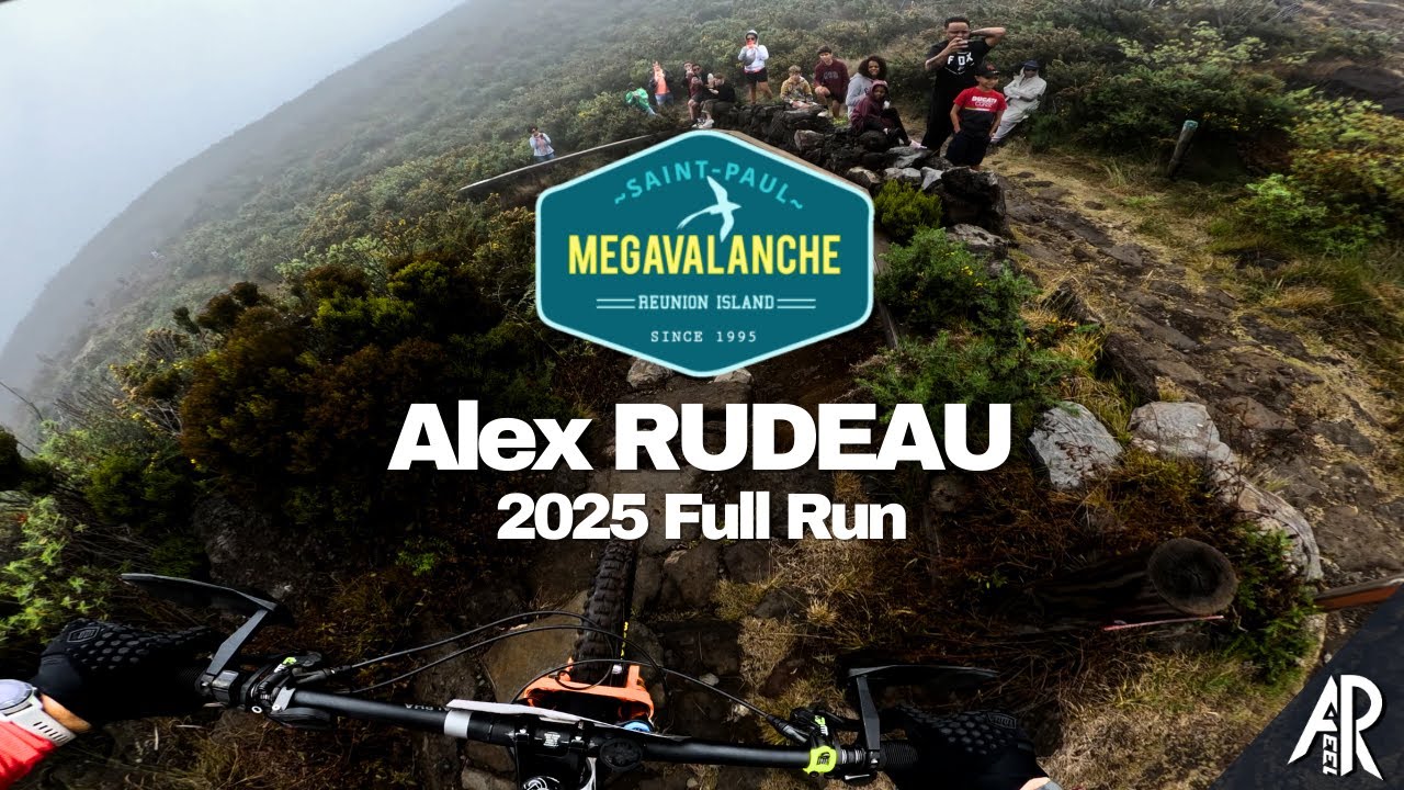 MEGAVALANCHE REUNION ISLAND 2025 🥈 Holeshot Riding down a Volcano - Gopro FULL RUN