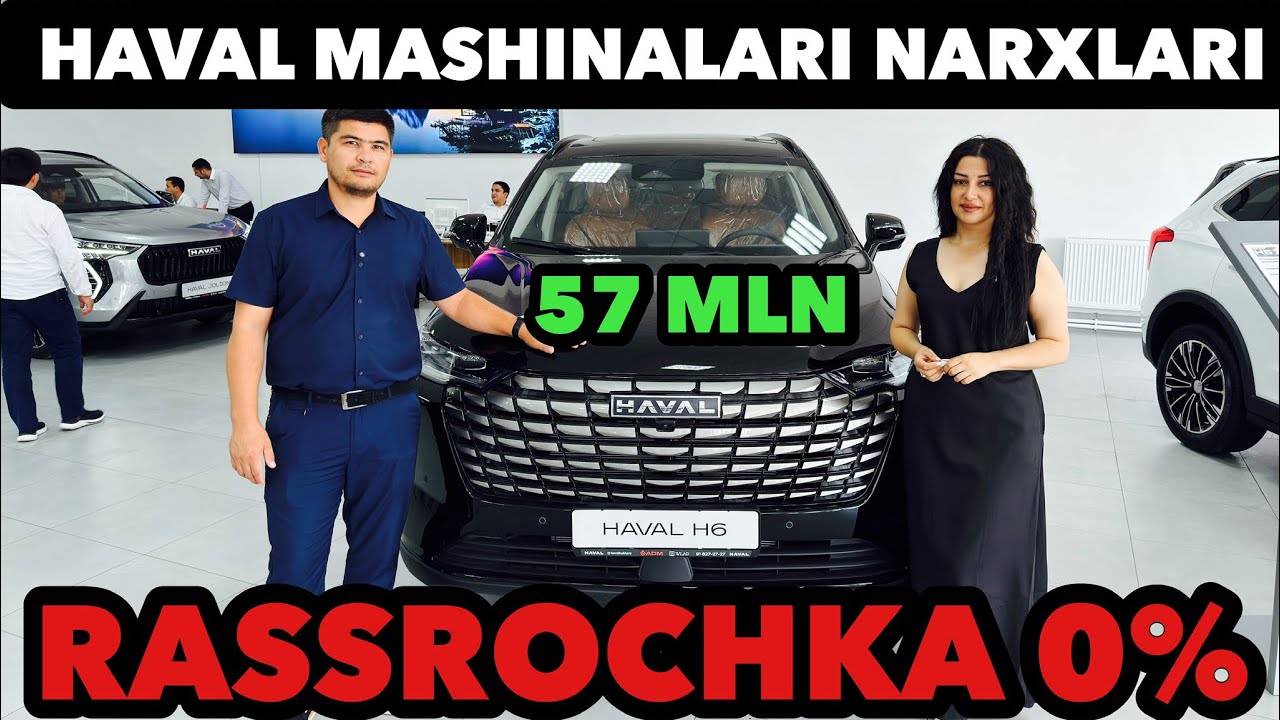 HAVAL NARXLARI 2025 0% RASSROCHKA VA PAS % KRIDIT HAVAL M6 HAVAL H6 HAVAL DARGO VA HAVAL JULION🔥GM+