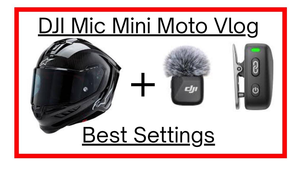 Ultimate DJI Mic Mini Motovlog Wind Noise Test &ndash; Helmet Edition