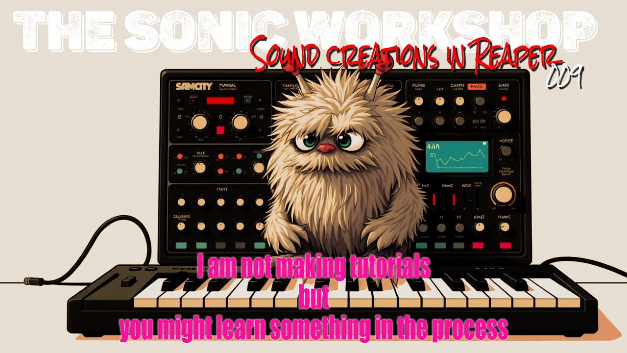 The Sonic workshop. 009 I am not making tutorials but you might learn something in the process