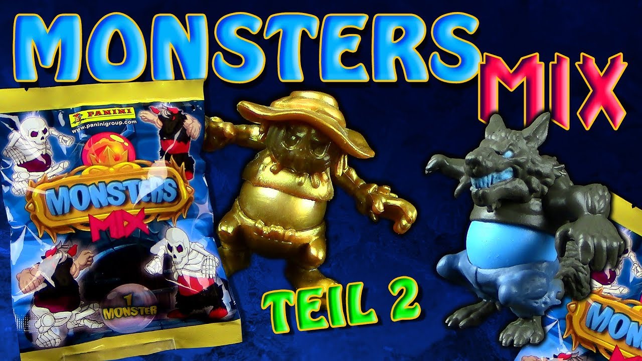 Panini ® Monsters Mix - Teil 02 - Unpacking & Review !!! komplette Serie !!! complete Collection !!!