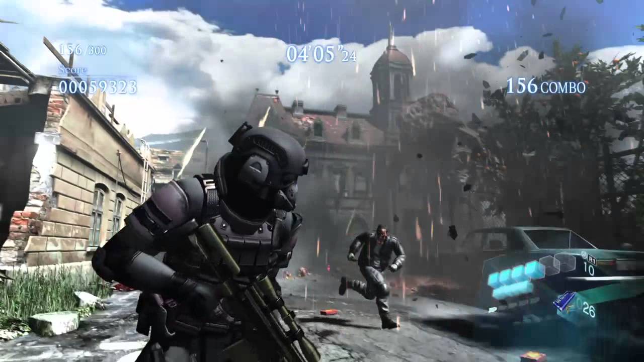 RESIDENT EVIL 6 PS4 mercenaries no mercy as AGENT - requiem for war
