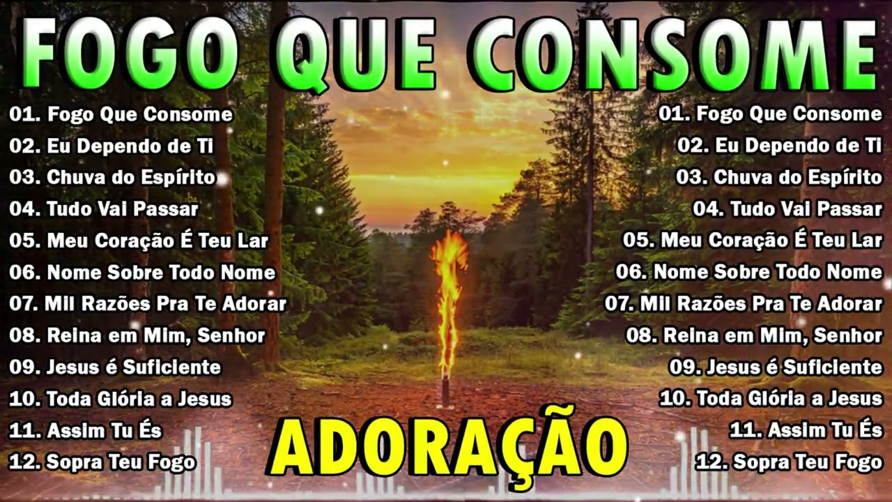 Louvor da Manhã 2025 🌅 Presença e Fogo de Deus | Adoração Gospel Brasileira | Fogo Que Consome