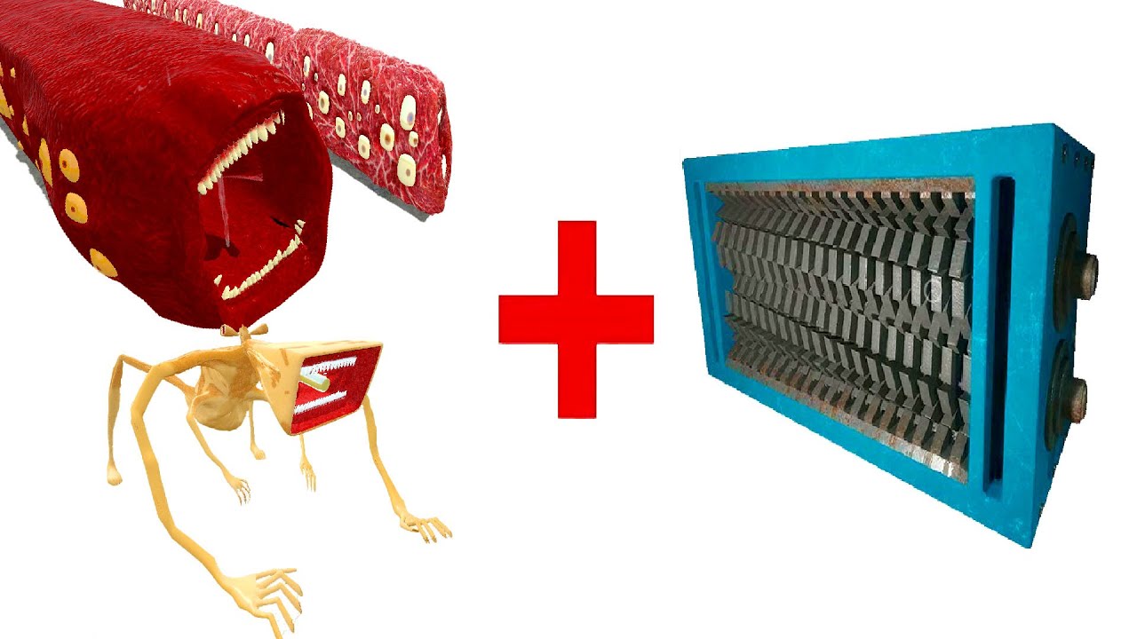 ALL MONSTERS CREATURE VS SHREDDER in GMOD Part 2