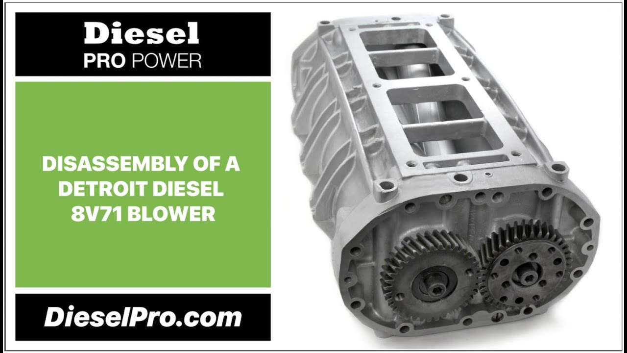 Detroit Diesel Blower Teardown (8V71)