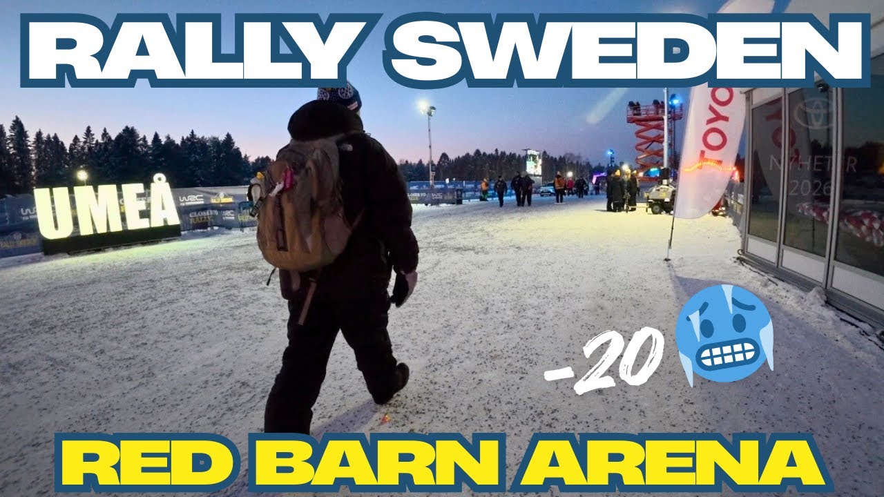 WYCIECZKA PO „RED BARN ARENA” Rally Sweden 2026! 