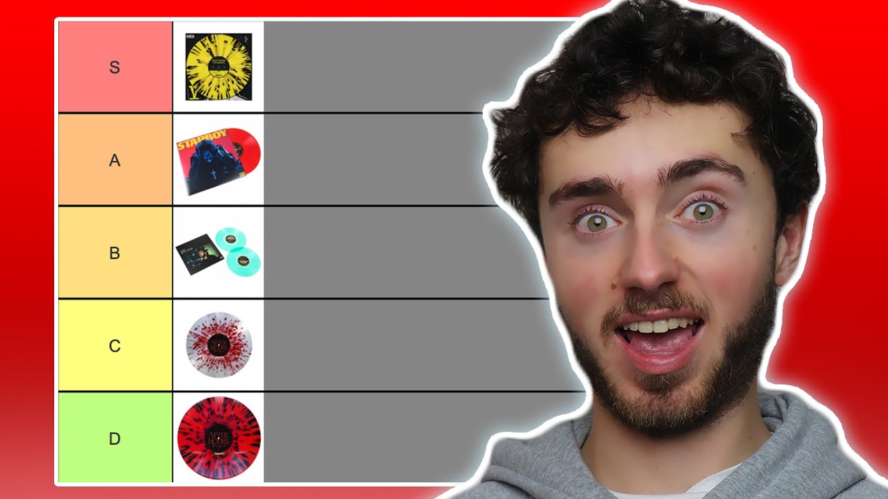 Ranking my RARE The Weeknd Vinyl from WORST to BEST! After Hours, Starboy, BBTM & More