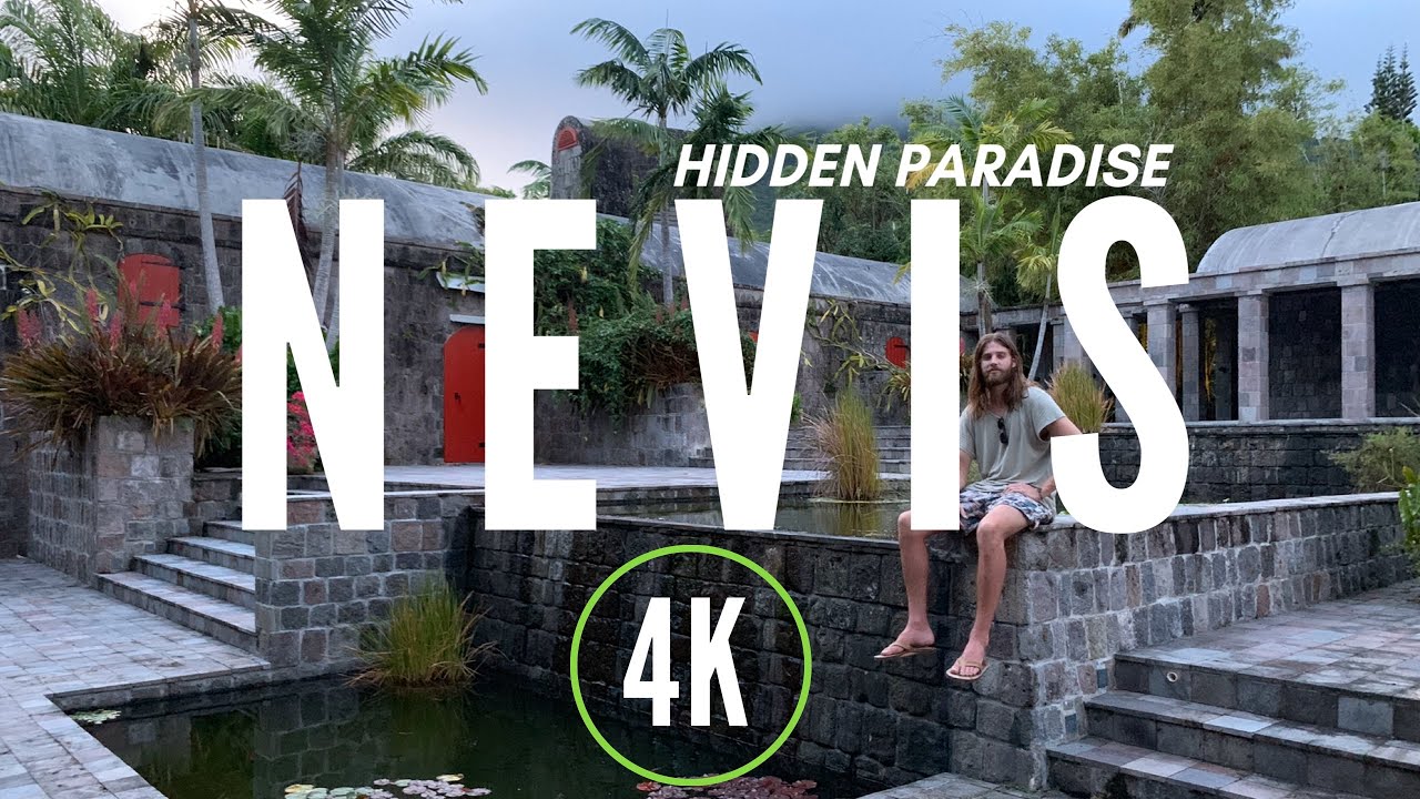Nevis [4K] Exploring The Unique Small Caribbean Island (asmr walk)