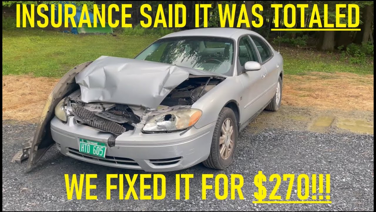 I Got A TOTALED Ford Taurus For FREE! Is It Dead Or Fixable??