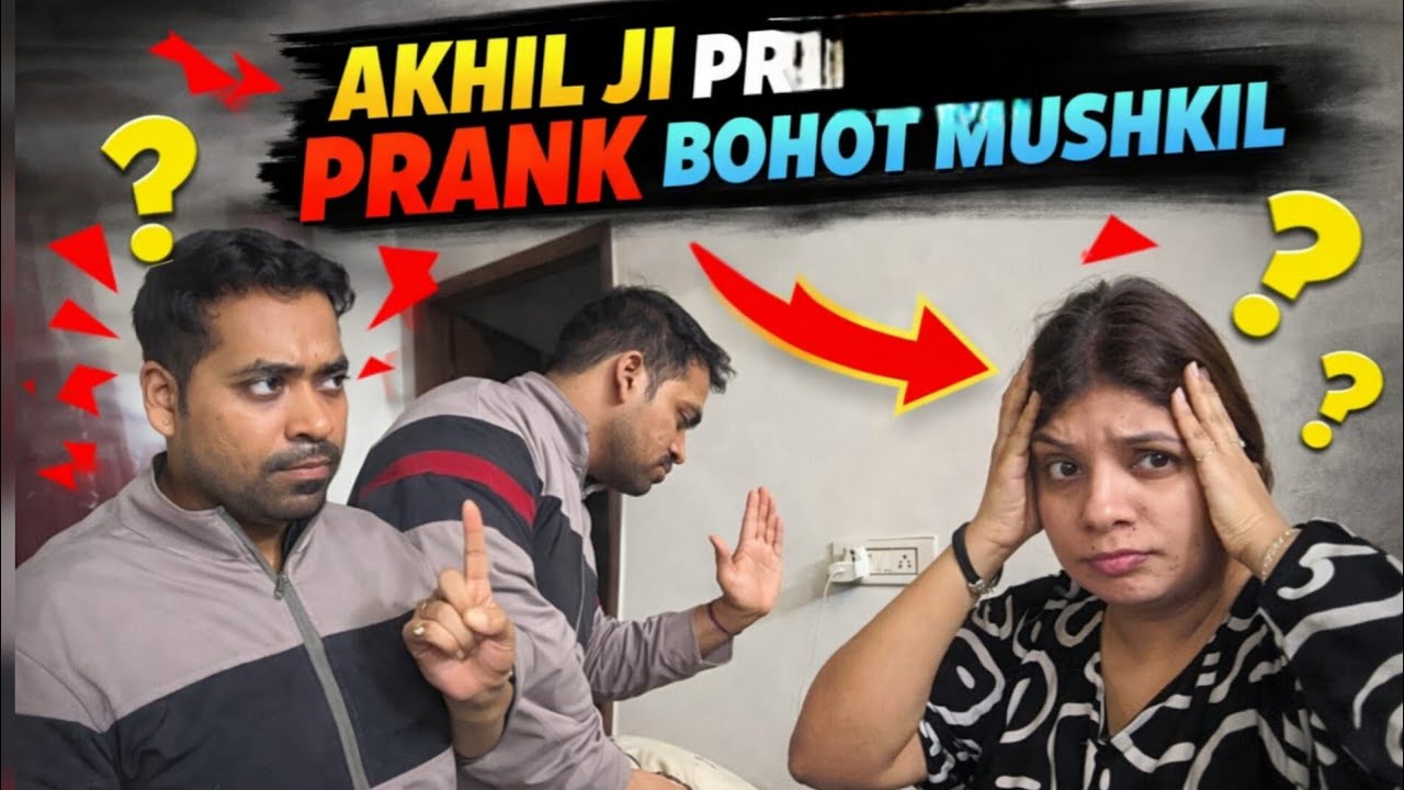 Akhil ji pr prank krna hua bhot mushkil 😰 || #dailyvlog  #familyvlog  #aparnavlogs 