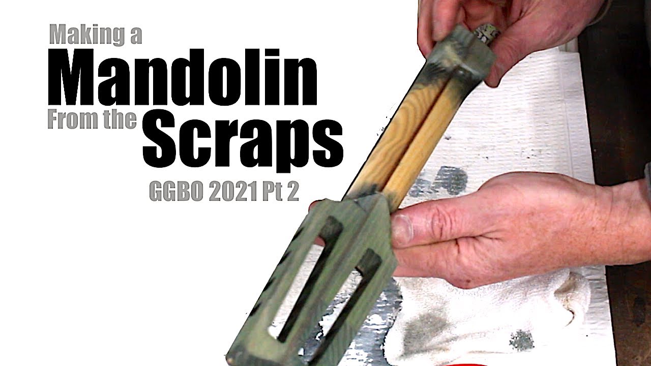 Mandolin Neck Made From Scraps - Great Guitar Build Off 2021 Part 2