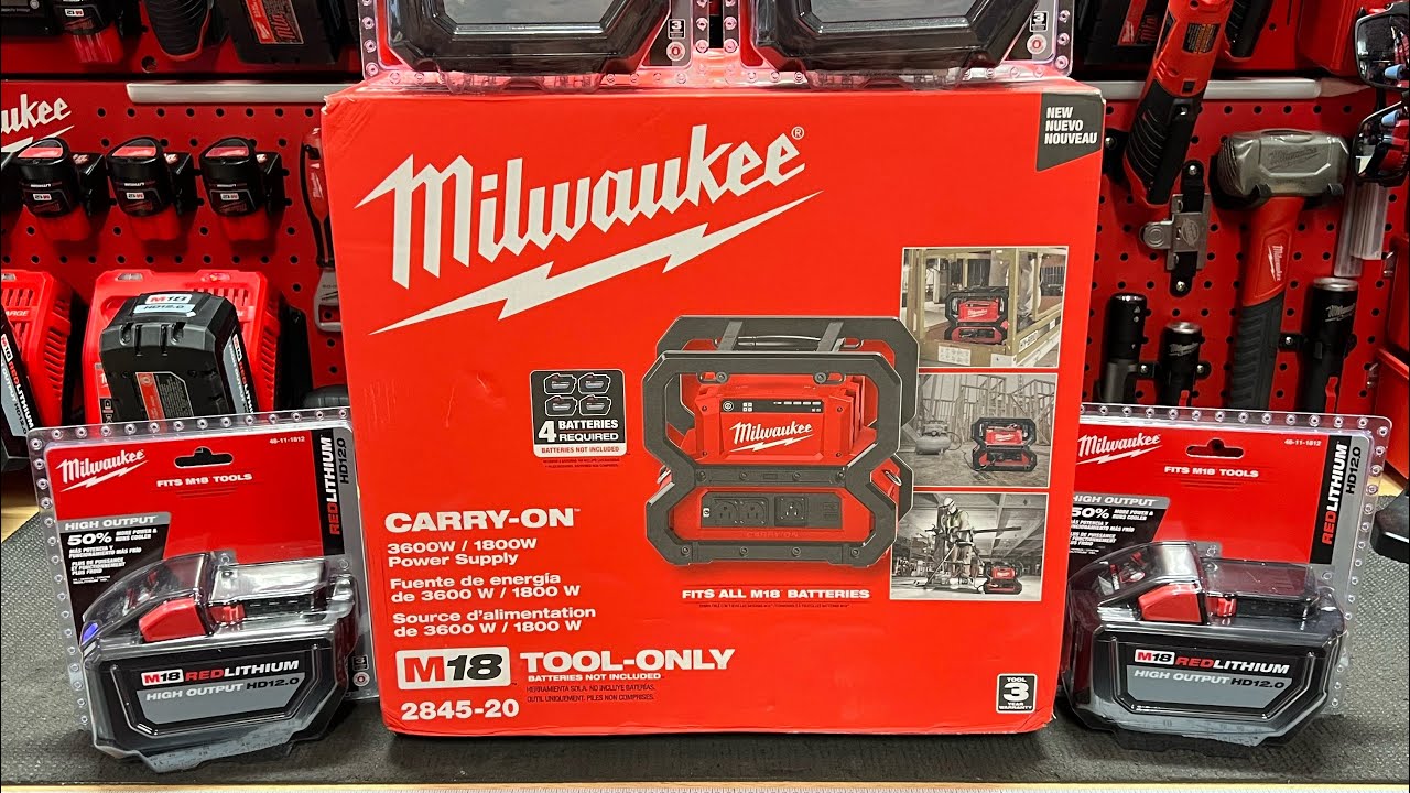 NEW Milwaukee M18 CARRY-ON