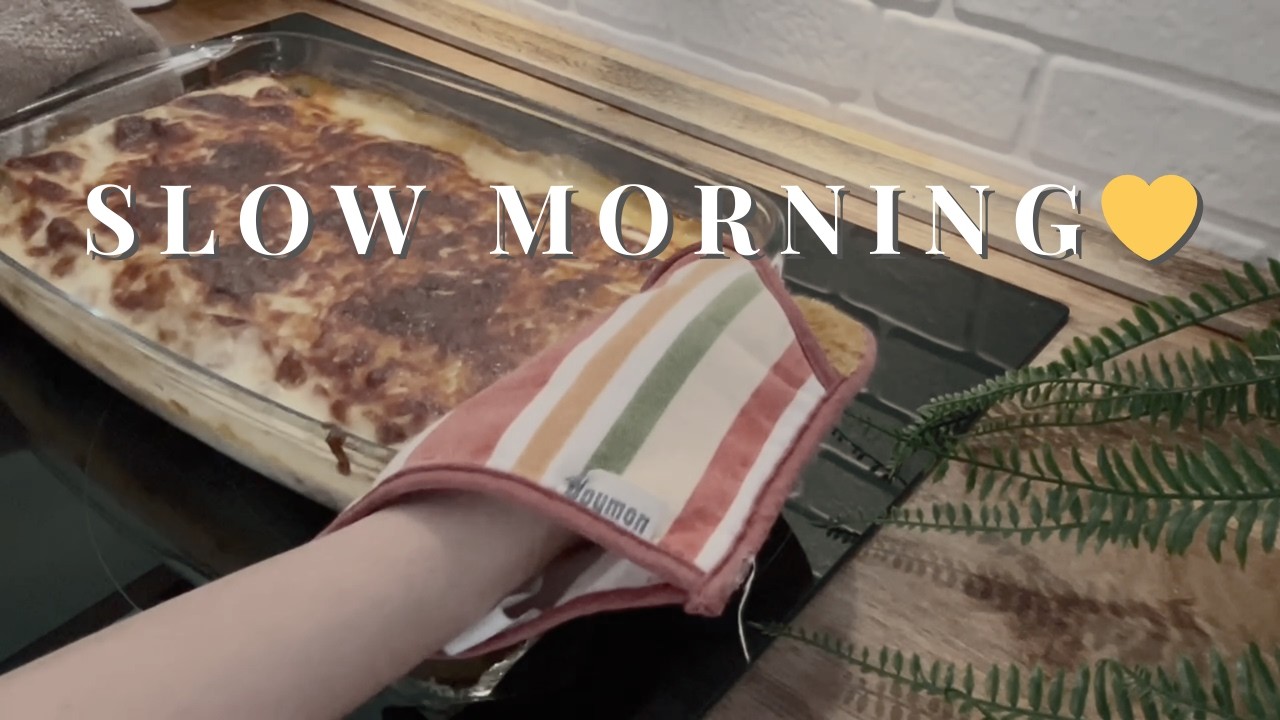 Ma&ntilde;ana lenta en casa 💛 Comida casera que reconforta. #silentvlog #asmrvlog #slowliving #mamadetres