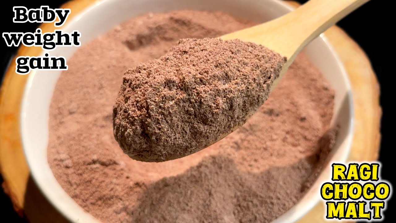 Sprouted Ragi choco malt👌😍 |Homemade chocolate malt |homemade boost |Baby weight gain food in tamil