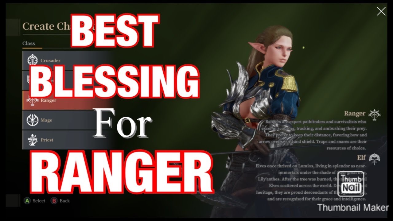 Best Blessing for Ranger Bless Unleashed