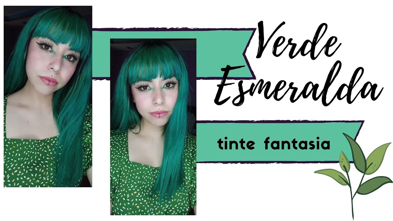 TINTE FANTASIA, VERDE ESMERALDA/ verde menta FAIL/ Monse Grc