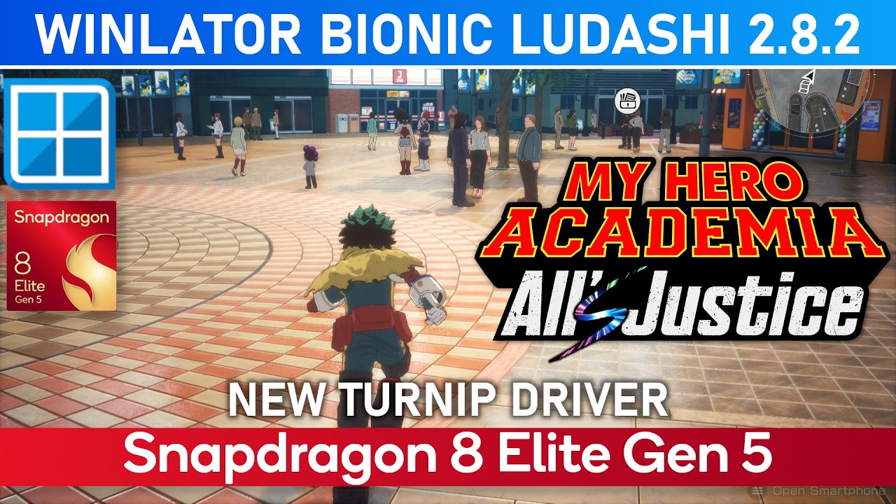 My HERO ACADEMIA All Justice Snapdragon 8 Elite Gen 5 WINLATOR BIONIC LUDASHI