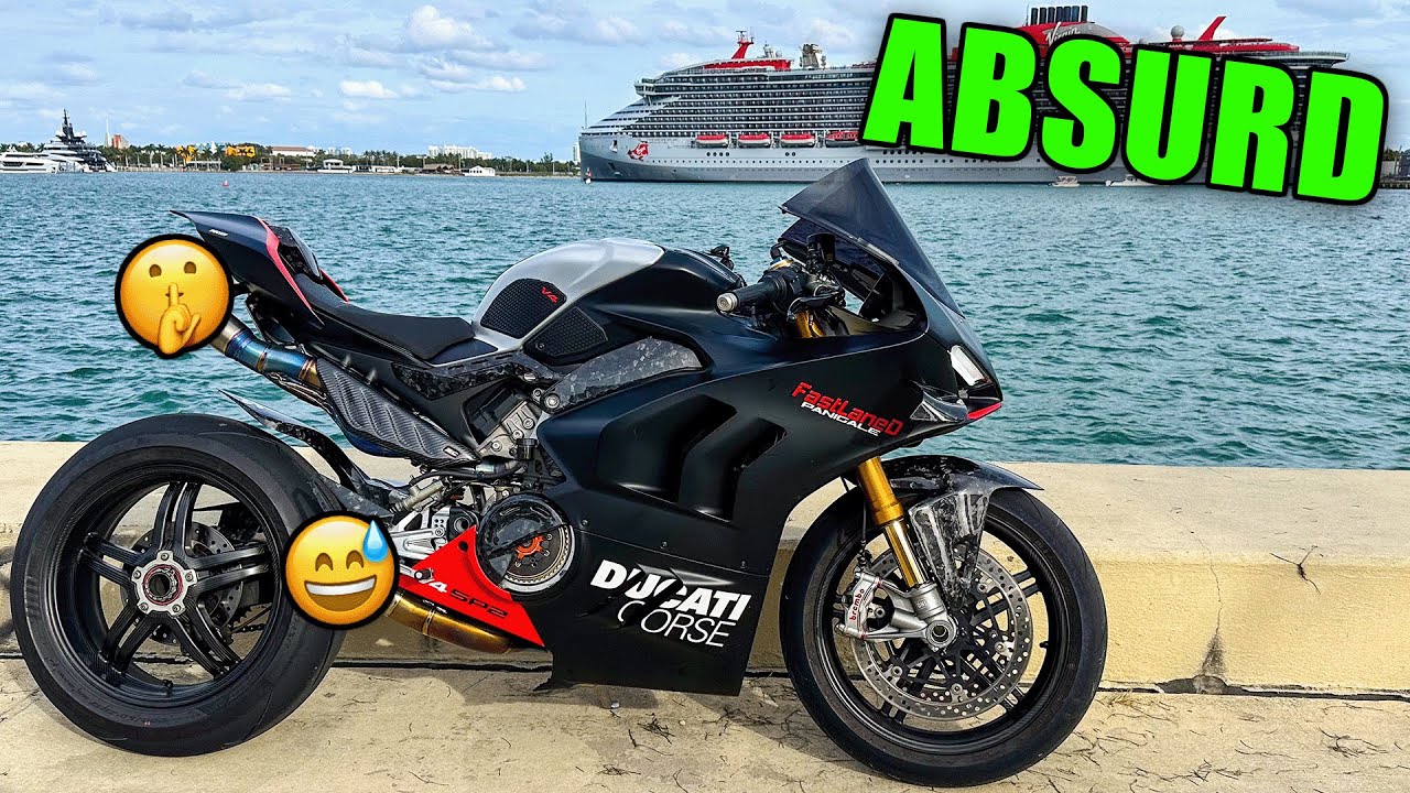 Installing INSANELY LOUD MotoGP Exhaust On Panigale V4 SP2| SC Project S1-GP Full Titanium Undertail