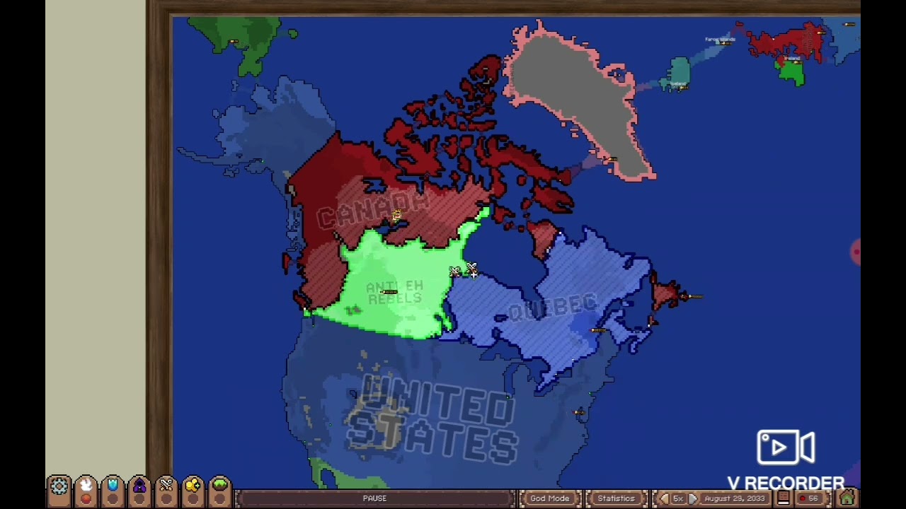 Canadian Civil War in Age of Conflict (Fictional)