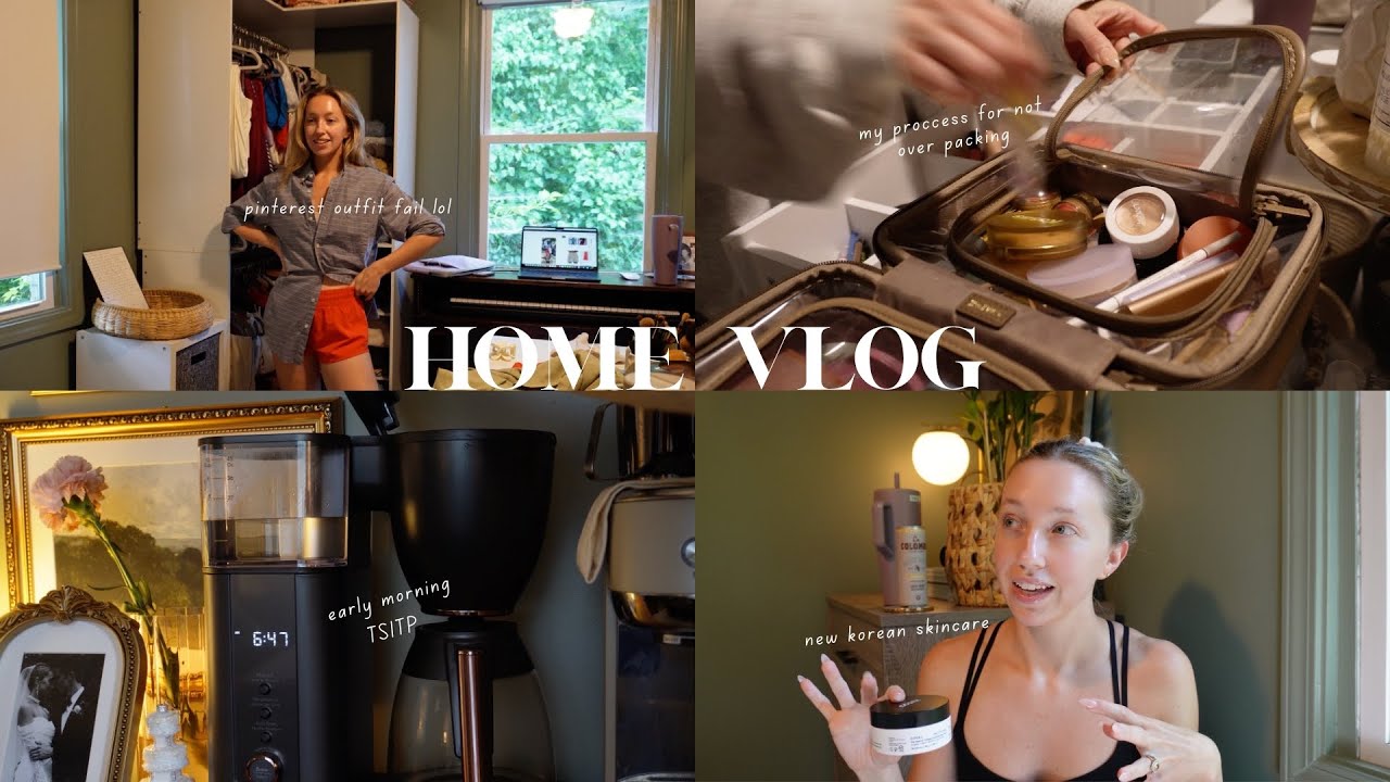 home vlog (skincare haul, pack with me, nighttime routine & TSITP thoughts)