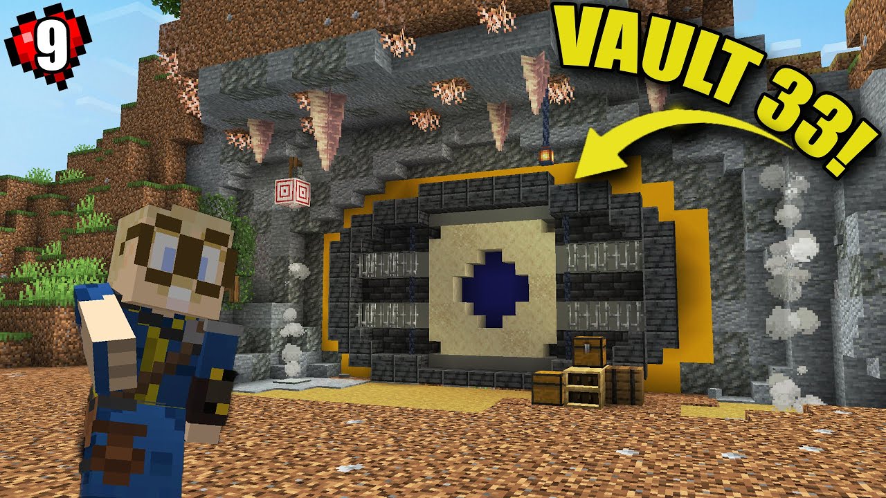 I Built FALLOUT VAULT 33 In Minecraft Survival (#9)