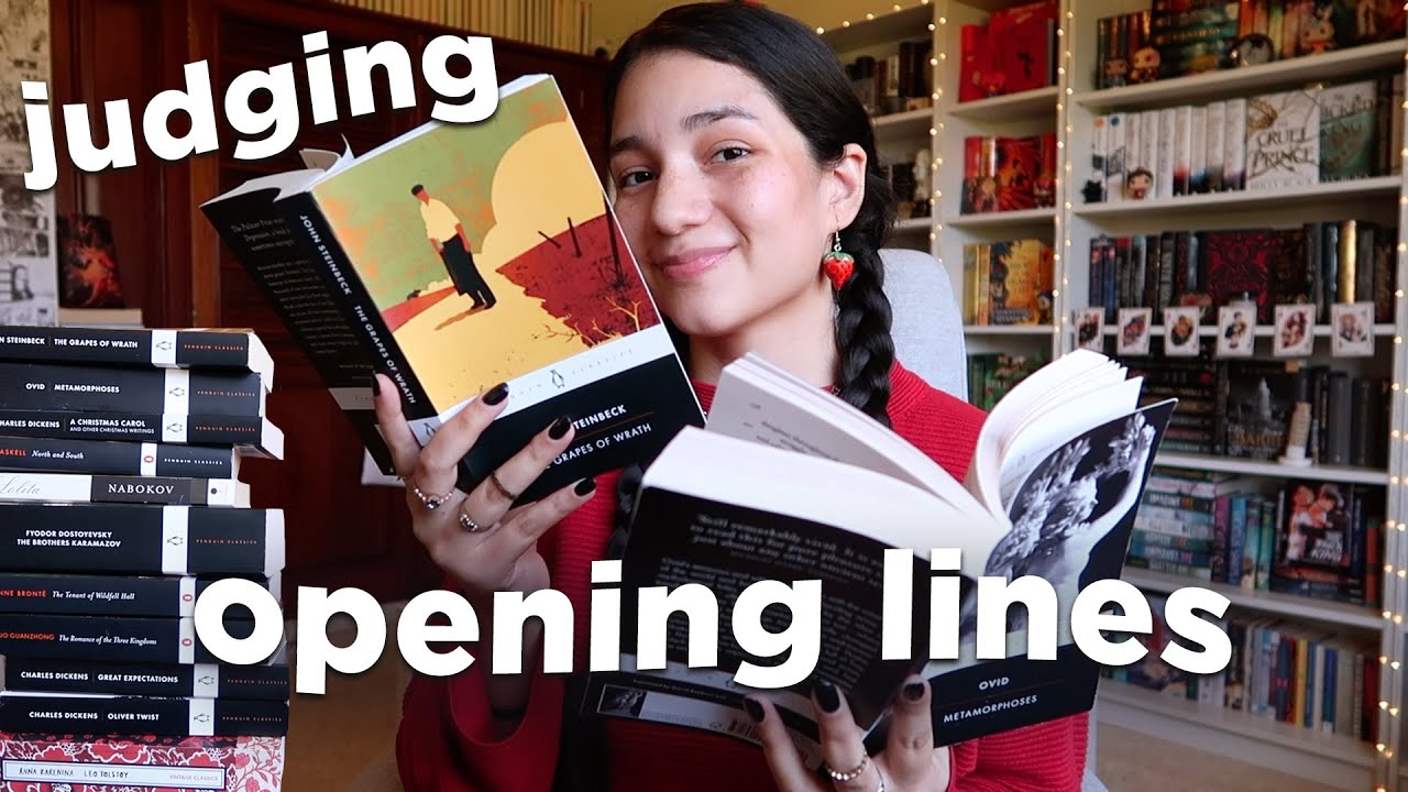 judging books based on ONLY their first line | classic lit edition